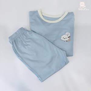 ชุดนอนเด็กแขนยาว SeunKids เนื้อผ้านุ่ม ระบายอากาศได้ดี ผลิตจากใยวิสโคส ผลิตในเวียดนาม - Product Image 6
