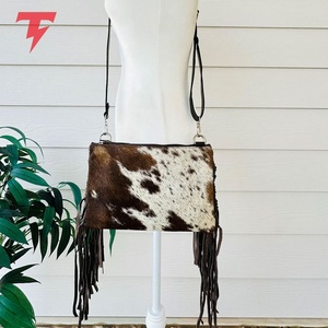 New Fashion Unisex Adjustable <b>Strap</b> Cowhide Leather Handbag High Quality Custom Logo Zipper Waterproof Lightweight <b>Shoulder</b> <b>Bag</b> - Product Image 1