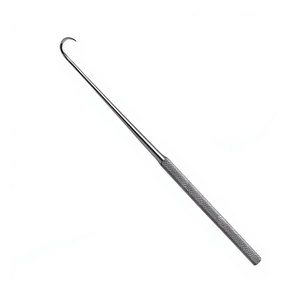 Retracteur cutané à crochet simple de 6,25 pouces à pointe acérée, instrument chirurgical en acier inoxydable allemand, crochet chirurgical de précision pour tissus cutanés - Product Image 2