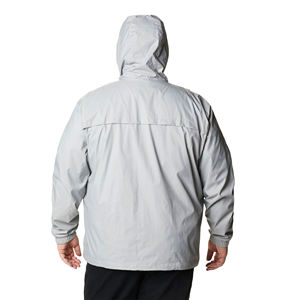<b>Men's</b> Winter Thick Zipper Canvas Windbreaker <b>Jacket</b> Waterproof & Breathable Hooded with Pattern for <b>Cycling</b> Running OEM Service - Product Image 3