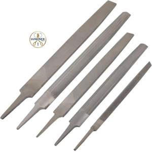 Fichiers et outils miniatures pour modélisme, comprenant un ensemble de limes diamantées rondes, plates et triangulaires, 9 pièces - Product Image 1