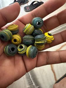 Perles de verre colorées en chevron pour bracelets, colliers, boucles d'oreilles, vente en gros, OEM - Product Image 2