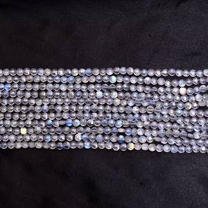 Perles de labradorite facettées de 4 mm, qualité AAA+, labradorite naturelle, pierres semi-précieuses à fort éclat, perles fantaisie pour bijoux - Product Image 3