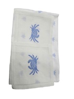 Mignons crabes de mer blanchis pour la décoration intérieure Motif amusant de technique tissée-pour l'espace de vie Nous acceptons les grosses commandes!
