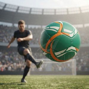 Ballon de football thermocollé le plus vendu, robuste, durable, léger, confortable, personnalisable, pour entraînement professionnel en extérieur - Product Image 6