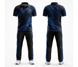 OEM <b>Cricket</b> Uniform Manufacturer Full Sublimation | Men Women Youth <b>Cricket</b> Wears Polo Shirt and Trouser Full Team Outfit - Product Image 3