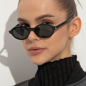 Classic Retro Round <b>Eyeglasses</b> Oval <b>Frames</b> Small Fashion Sunglasses Women Custom Own logo High Quality Sunglasses - Product Image 5