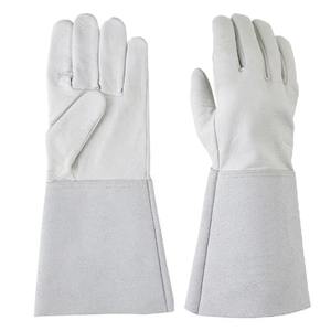 Gants de soudure en cuir fendu respirants et résistants à la chaleur extrême, les plus vendus, avec coutures parfaites, gants de sécurité pour le travail au Pakistan - Product Image 1