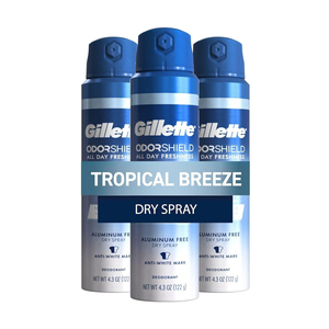 Déodorant en spray Gillette, formule haute performance pour hommes, offrant une application à séchage rapide et un parfum propre longue durée - Product Image 5