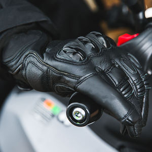Nouveaux gants de moto en cuir pour hommes avec protection des articulations, gants de course moto noirs - Product Image 6