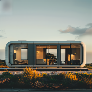<span class=keywords><strong>Casa</strong></span> Prefabricada Moderna Mini/<span class=keywords><strong>Plus</strong></span> de 20/40 pies, <span class=keywords><strong>Casa</strong></span> Modular Tipo Apple, Cabaña Apple para Hotel, Hogar y Uso Comercial - Product Image 2