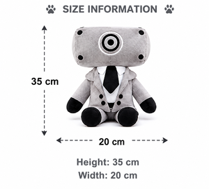 Juguete de Peluche Robo, Muñeco de Peluche Robot Adorable, Cojín Relleno de Tela Velboa, Juguete de Peluche Robot Kawaii, Venta al por Mayor OEM, Juguete de Peluche Personalizado - Product Image 2