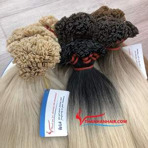 Haute qualité 100% extensions de cheveux de kératine humaine brute couleur de pointe Nano prix de gros non transformé prêt à expédier - Product Image 5