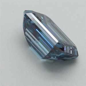 Diamante Azul Intenso de Corte Esmeralda Cultivado en Laboratorio, Certificado por IGI, Diamante Azul Suelto para Anillo de Compromiso, 1-5 Quilates, VVS VS - Product Image 1