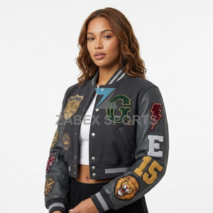 Chaqueta Deportiva ZABEX de Piel Genuina para Mujer, Impermeable y Ecológica, con Tejido de Punto Acanalado Premium, Estilo Casual, Fabricada en Pakistán - Product Image 6