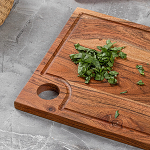 Planche à découper et à servir en bois de manguier de qualité supérieure pour hôtels, cafés, restaurants et services de traiteur - Product Image 6