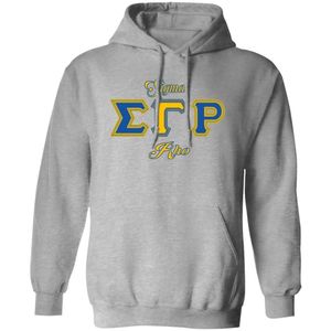 เสื้อฮู้ดพิมพ์ลาย Gray Sigma Gamma Rho College สำหรับผู้หญิง เสื้อสเวตเชิ้ตแบบสวมหัวลายตัวอักษรภาษากรีก สำหรับชมรมนักศึกษา เสื้อผ้าสำหรับใส่ในมหาวิทยาลัยแบบสั่งทำพิเศษ - Product Image 1