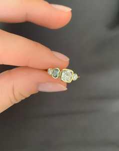 Anillo de compromiso de moissanita de plata de ley 925 con engaste de garra clásico 2026, con certificación, estilo Hip Hop, unisex - Product Image 4