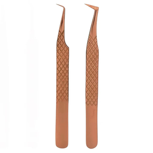 ชุดแหนบต่อขนตา 4 ชิ้น คุณภาพสูง ด้ามจับเพชร ทำจากสแตนเลสสตีล เหล็กญี่ปุ่น - Product Image 6