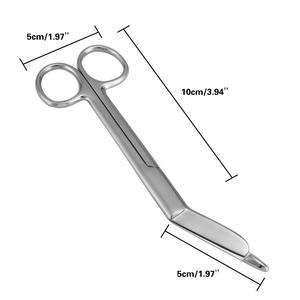 Ciseaux à pansements Lister à usage unique en acier inoxydable certifiés CE – Instruments chirurgicaux manuels de premiers secours par Grip Surgical - Product Image 6