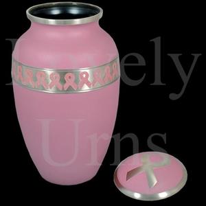 Urnas funerarias para cenizas de Jamie Bodkins, con la inscripción 'Power of Pink' para la concienciación sobre el cáncer de mama, en 2 tamaños, para adultos medianos, para guardar cenizas como recuerdo. - Product Image 2