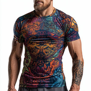 Camisetas Deportivas Premium Fighter para Hombre, Camisetas de Boxeo MMA de Manga Corta con Sublimación para Hombre - Product Image 4