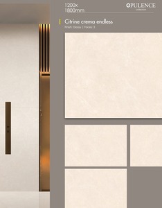 Carrelage mural aspect marbre couleur claire 1200x1800, surface polie, grand format, carrelage décoratif pour salle de bain et cuisine - Product Image 3
