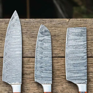 High End Damascus Steel <b>Kitchen</b> <b>Knife</b> Set Modern Pure Style Professional Cooking <b>Knives</b> Durable Blade <b>Kitchen</b> Tool Collection - Product Image 6