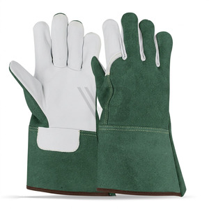 Guantes de Cuero para Soldadura Resistentes al Calor y a los Cortes, Guantes de Trabajo Sueltos de Protección - Product Image 1