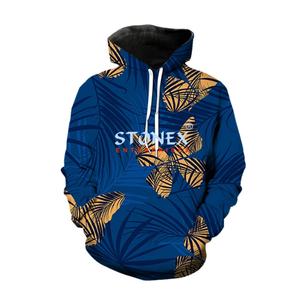 Sudadera de invierno personalizada con estampado completo para hombre, Sudadera con capucha, estampado 3D, diseño de cremallera por sublimación completa, teñido liso - Product Image 1
