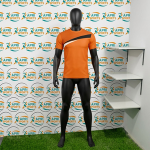 Maillot d'entraînement de football à manches courtes de haute qualité, personnalisé, en polyester, service OEM, toutes saisons - Product Image 2