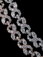 Collar de Lujo con Corte Marquesa, Cadena de Plata 925, Unisex, Certificado IGI, Perla de Agua Dulce, Estilo Hip Hop, Aniversario