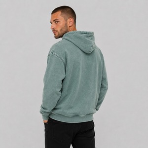 Sudadera con Capucha de Alta Calidad con Lavado Ácido Personalizado para Hombre, 100% Algodón, Estilo Urbano, Talla Grande y Antiencogimiento, Precio Razonable - Product Image 4