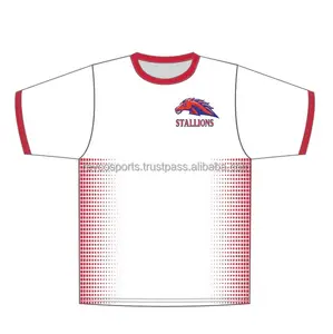 2024 новейшие модные футбольные майки для всей команды, белые и красные футболки с круглым вырезом для мужчин, футбольные майки, оптовая продажа