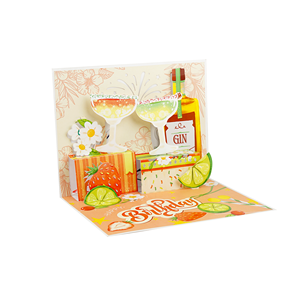 การ์ดอวยพรวันเกิดแบบป๊อปอัพ 3 มิติ ทำมือ ดีไซน์ตามสั่ง - Product Image 6