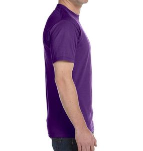 Premium Men's DryBlend 50% Cotton50% <b>Polyester</b> <b>T</b>-<b>Shirt</b> Plain Solid Round Neck Short Sleeved Full Cotton <b>T</b>-<b>Shirt</b> - Product Image 2