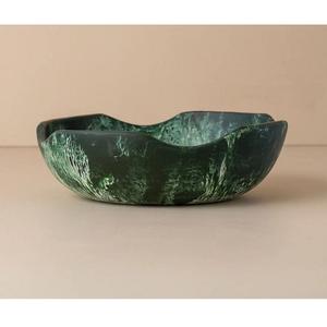 Último Diseño: Cuenco Decorativo para Mesa, Frutero de Resina Seguro para Alimentos, Platos para el Hogar y Hotel, Cuenco de Resina Único con Diseño en Espiral para Ensaladas, Utensilios de Cocina - Product Image 1