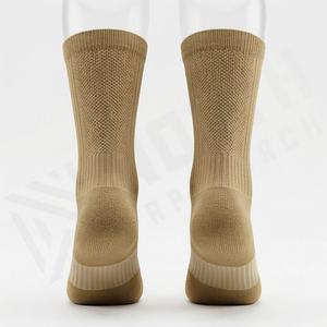 ถุงเท้าผ้าขนหนูหนานุ่ม กันลื่น แบบกลางน่อง สำหรับบาสเกตบอล กีฬา รองรับแรงกระแทกสูง พื้นรองเท้าเสริมความนุ่ม  แผ่นกันลื่น  สีตามสั่ง - Product Image 2