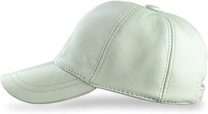 Custom Casual Unisex Leather Strapback <b>Hat</b> Minimalist Nude Tone Leather Baseball <b>Cap</b> Wholesale Headwear Factory - Product Image 4