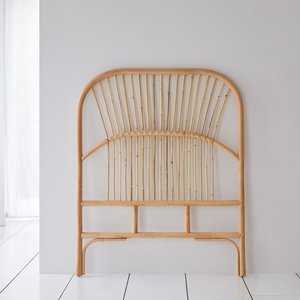 Rattan <b>headboard</b> for <b>single</b> <b>beds</b> bohemian <b>bed</b> <b>headboards</b> hand-made bedheads kids room decor - Product Image 5
