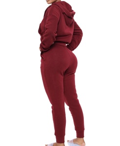Conjunto de Sudadera con capucha de dos piezas para mujer, Joggers informales y sudaderas con cremallera, conjuntos de ropa de mujer de dos piezas 2026 - Product Image 4