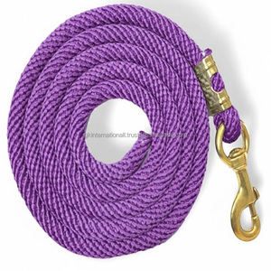 Équipement équestre de course coloré de qualité supérieure en nylon, fabriqué en Inde, vente en gros, corde de menage et rênes pour chevaux - Product Image 1