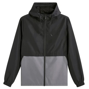 <b>Men's</b> Hooded Anorak Windbreaker <b>Jacket</b> Lightweight Pullover Shell <b>Jacket</b> Breathable Windproof Casual Top for Hiking and Leisure - Product Image 1