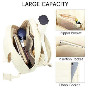 Bolsa de Tenis Acolchada de PU con Cierre de Cremallera, Resistente al Agua, Diseño de Mochila Deportiva, Multicolor, Personalizable - Product Image 4