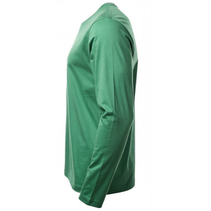 เสื้อยืดคอกลม OEM 100% โพลีเอสเตอร์ แขนยาว น้ำหนักเบา สไตล์ลำลองสำหรับผู้ชาย เสื้อยืดแฟชั่นผู้ชาย - Product Image 4