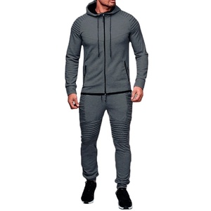 Custom <b>Tracksuit</b> for Men High Quality Wholesale Men Casual Jacket+Pants Jogging Men's Sport Suit - Product Image 2