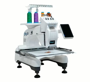 Máquina de Bordar de 4 Agujas de un Solo Cabezal para Uso Doméstico y Comercial, Nueva, para Bordado Plano en Camisetas y Prendas - Product Image 3
