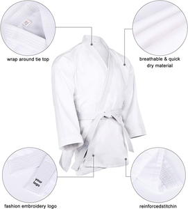 Uniforme de Karate de Alta Calidad para Niños, Kimono Tradicional Personalizado para Kata con Característica Elástica, Venta al Por Mayor - Product Image 6