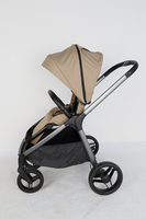 Poussette bébé légère pliable d'une seule main, système de voyage de luxe avec amortissement des chocs, OEM