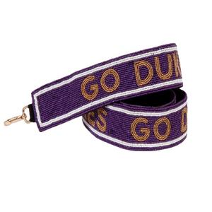 Sangle de sac à main rectangulaire personnalisée en coton transparent avec perles de verre, faite à la main, pour le sport, CREATIVE ART ZONE ST-PS79 - Product Image 1